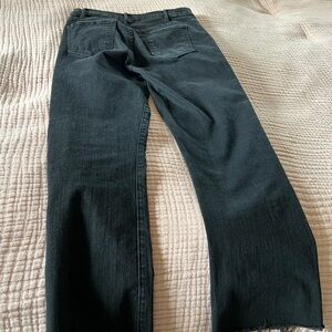 Mother size 28 black Hustler Ankle Fray jeans